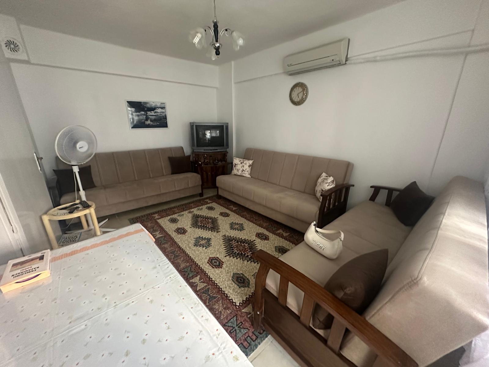 ÖMÜR'DEN YÜKSEK KREDİLİ DENİZE 500M EŞYALI 2+1 SATILIK DAİRE görsel 5